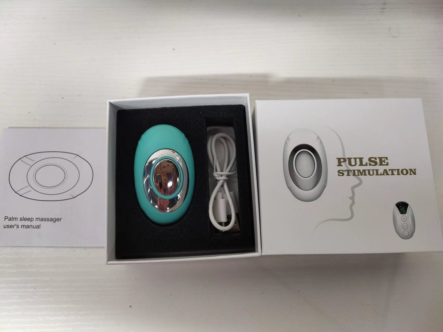 Hand-held Sleep Aid Device with Micro-current Technology for Anxiety Relief and Insomnia Therapy 7