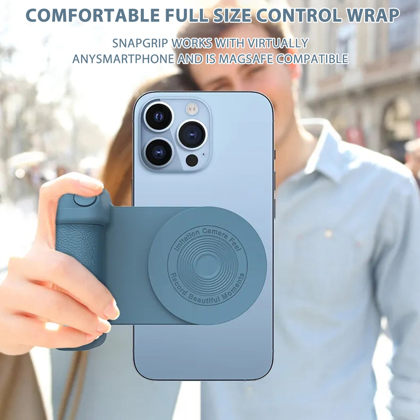 3-in-1 Multifunctional Phone Holder with Anti-Shake Design β Magnetic Camera Handle for Stable Photography 5