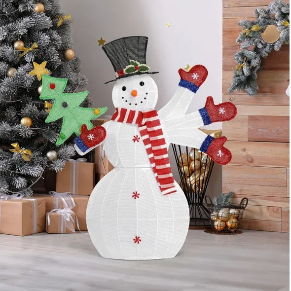 Lighted Snowman Decoration for Christmas