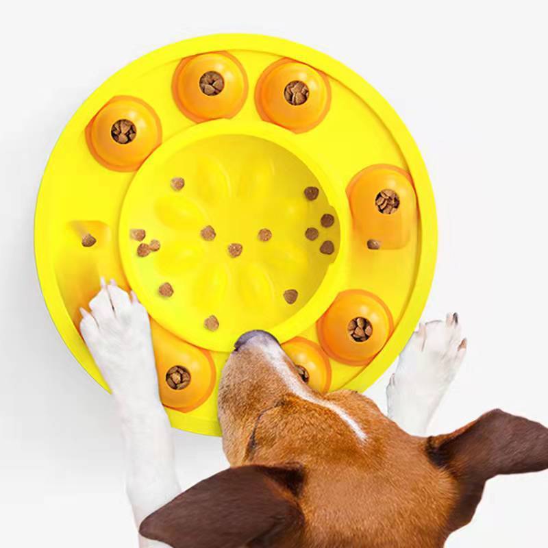 Interactive Dog Puzzle Toy for Slow Feeding – IQ-Boosting Food Dispenser with Non-Slip Base 4