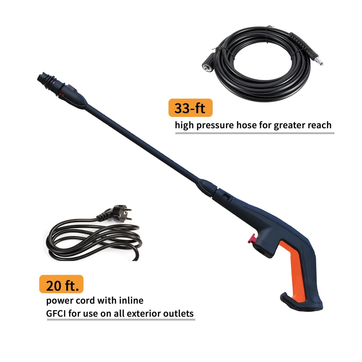 High-Pressure Washer with 4800 PSI