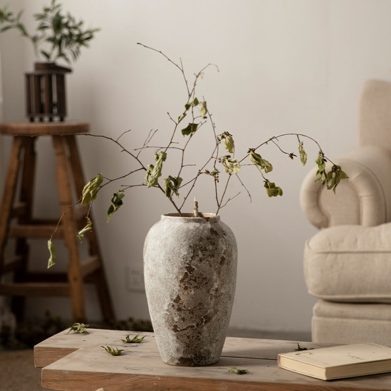 ZEN- Vintage Mottled Ceramic Vase