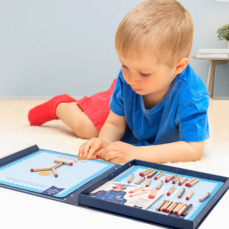 Montessori Educational Wooden Thinking Match Game β Learning Toy for 2 to 3 Year Olds, Encourages Critical Thinking and Problem Solving 2