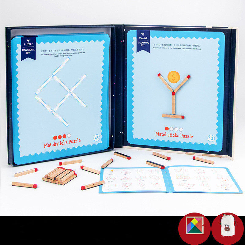 Montessori Educational Wooden Thinking Match Game β Learning Toy for 2 to 3 Year Olds, Encourages Critical Thinking and Problem Solving 7