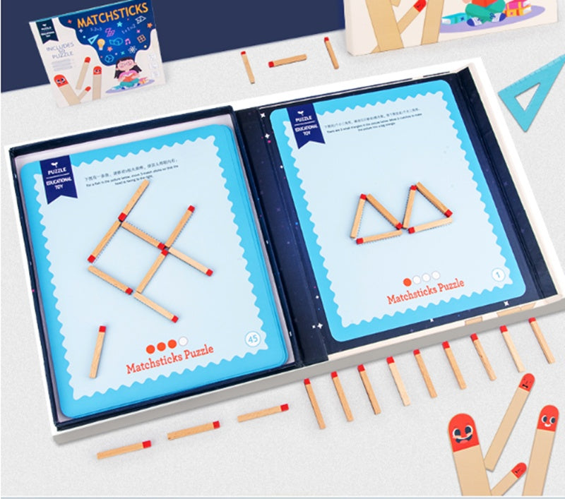 Montessori Educational Wooden Thinking Match Game β Learning Toy for 2 to 3 Year Olds, Encourages Critical Thinking and Problem Solving 6