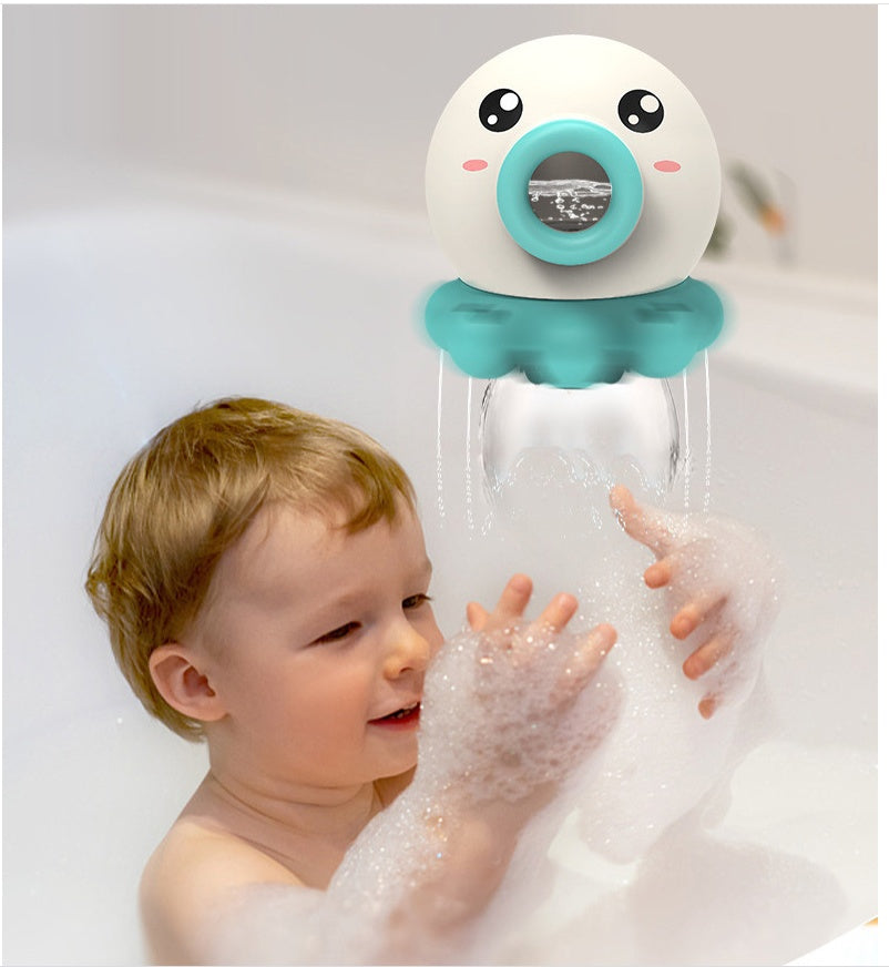 Octopus Water Spray Bath Toy for Kids β Rotating Shower Fountain for Fun Bath Time and Motor Skill Development 8