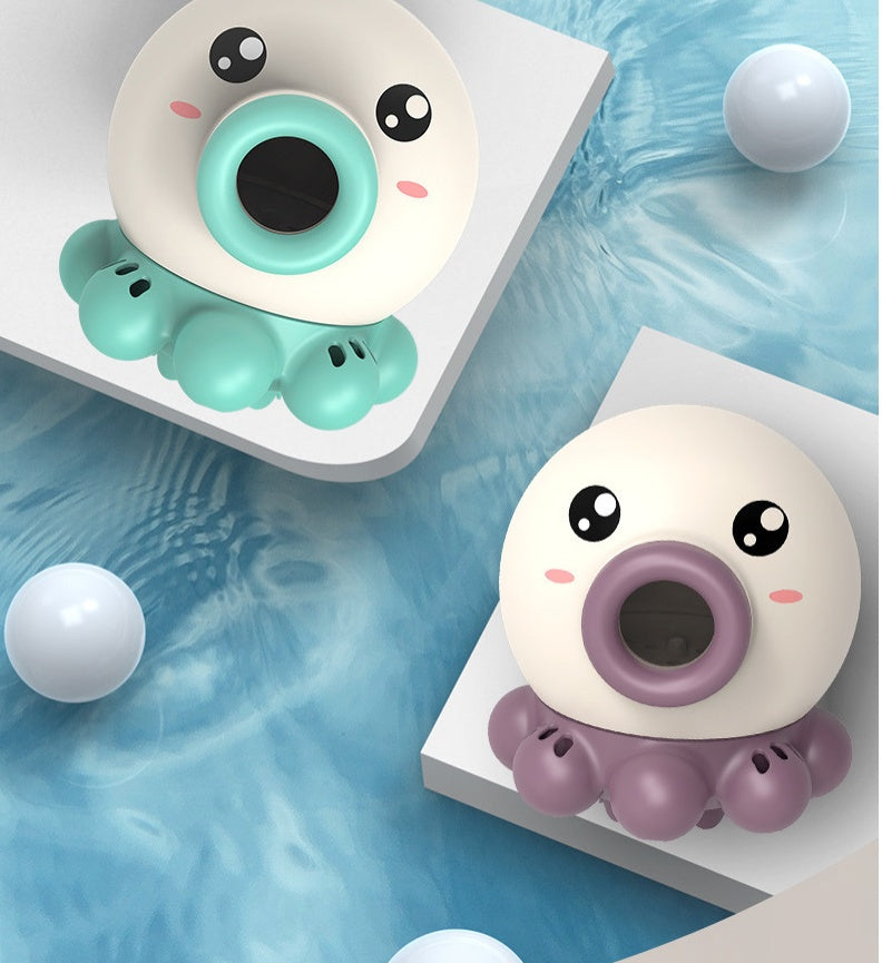 Octopus Water Spray Bath Toy for Kids β Rotating Shower Fountain for Fun Bath Time and Motor Skill Development 7