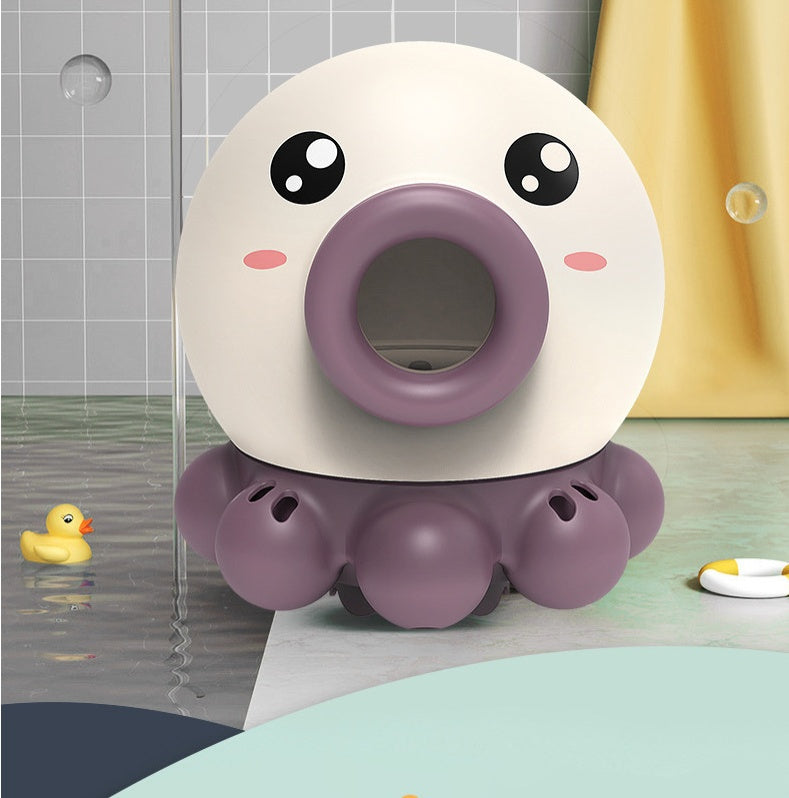 Octopus Water Spray Bath Toy for Kids β Rotating Shower Fountain for Fun Bath Time and Motor Skill Development 11