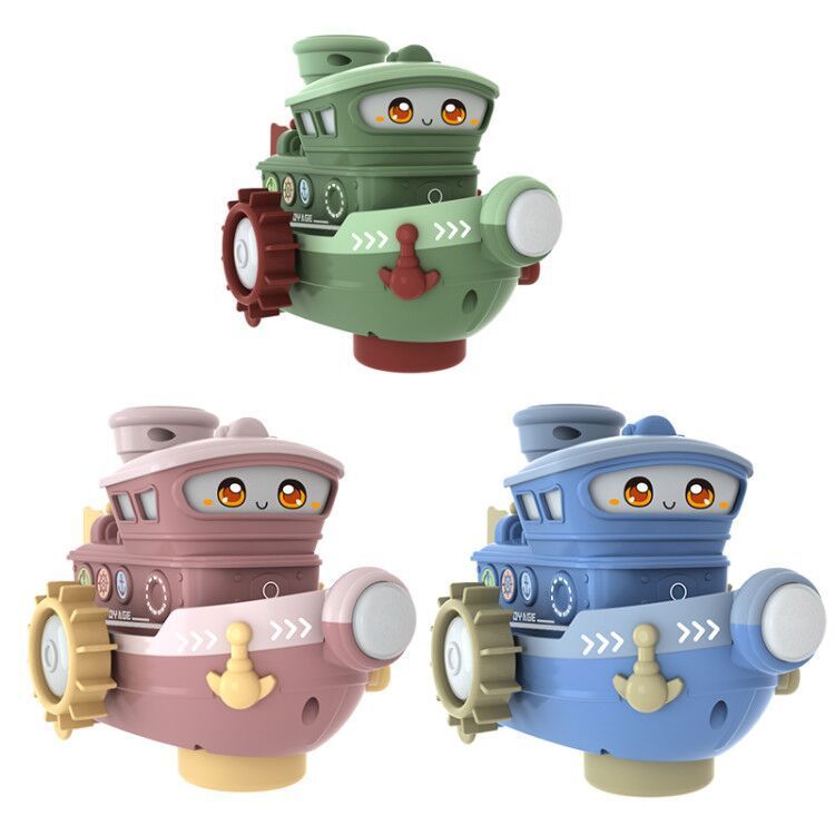 Electric Water Spray Toy Boat with Lights and Sounds β Fun Light Up Bath Toy for Kids 7