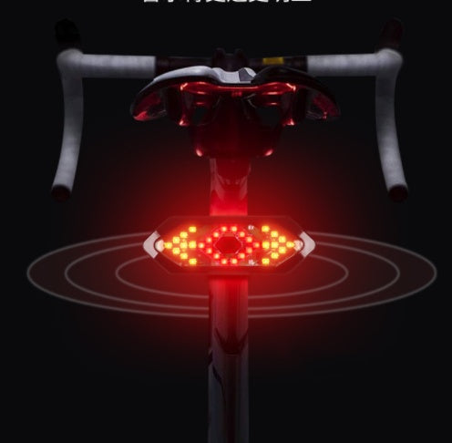 Smart Remote Control Waterproof Bike Taillight with LED Turn Signal and Horn 3