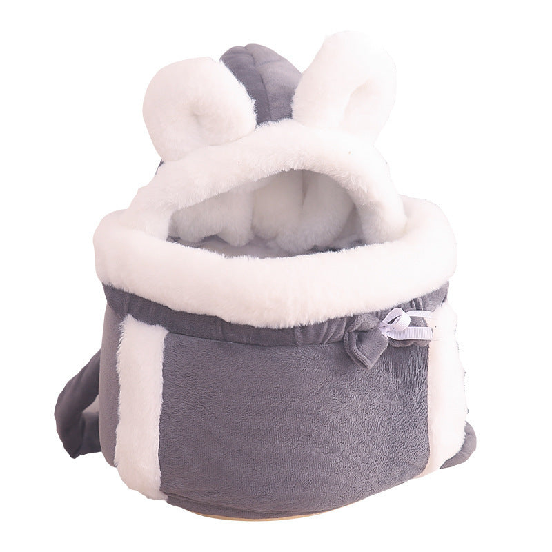 Cute Japanese and Korean Style Cat Litter Bag β Soft Velvet Material, 6-12 kg Capacity 5