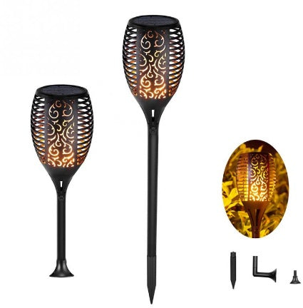 Solar Waterproof LED Torch Light β RGB Color Changing Outdoor Lighting for Garden and Landscape Decoration 3
