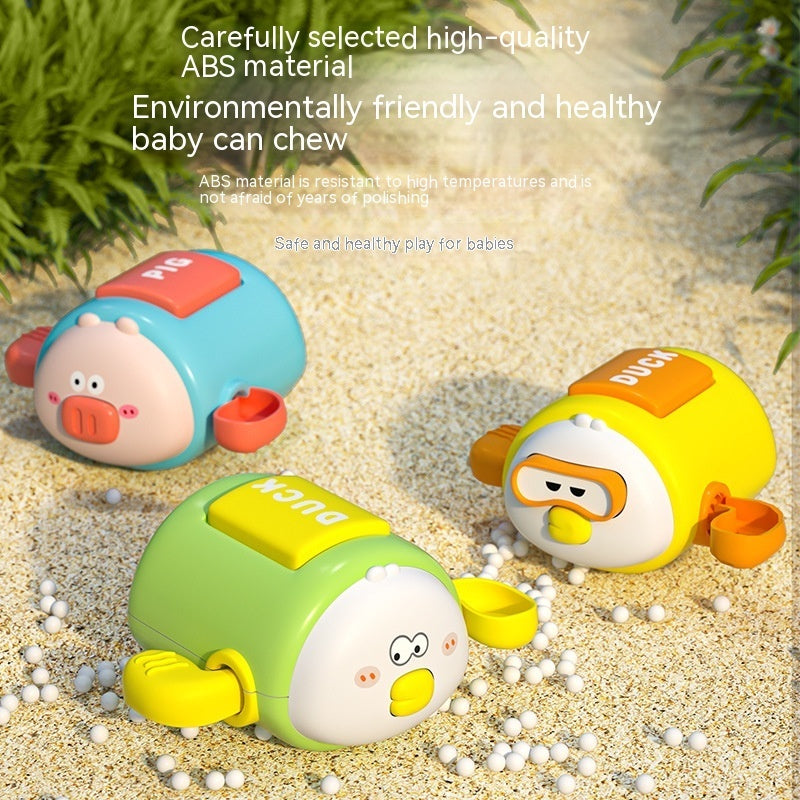 Colorful Cartoon Clockwork Bath Toys for Kids - Wind-Up Water Toys in Durable Plastic, Ideal for Small Hands 6