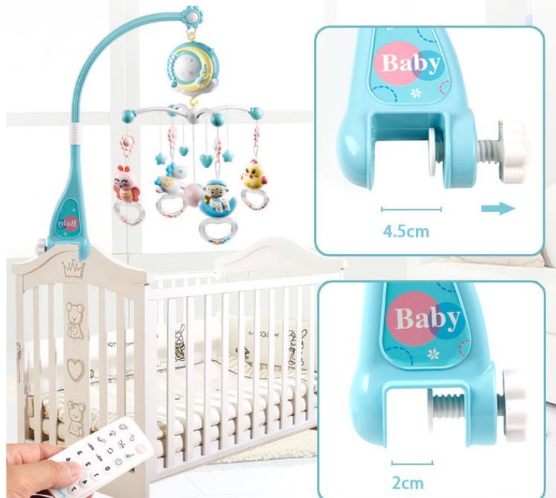 Musical Crib Mobile with Projection and Remote Control – Baby Mobile with 150 Melodies for Soothing Sleep Environment 6