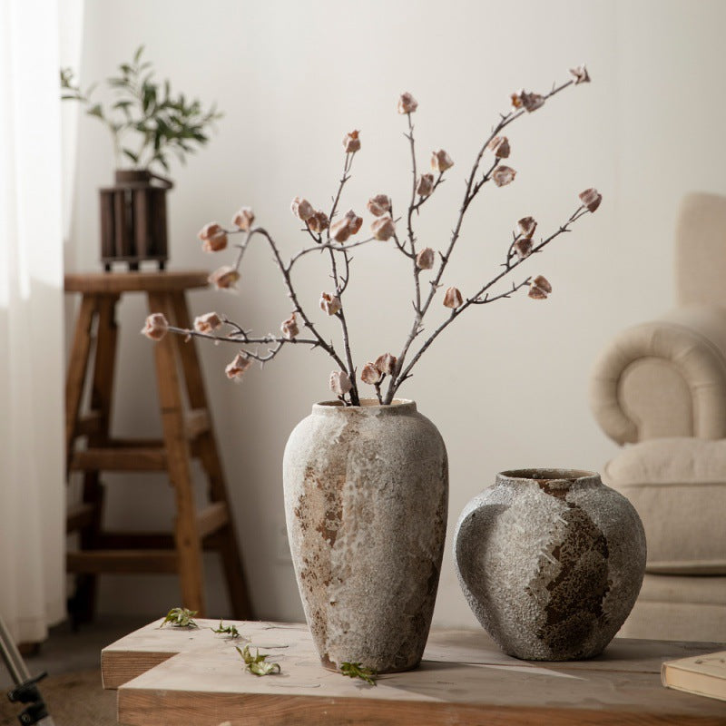 ZEN- Vintage Mottled Ceramic Vase