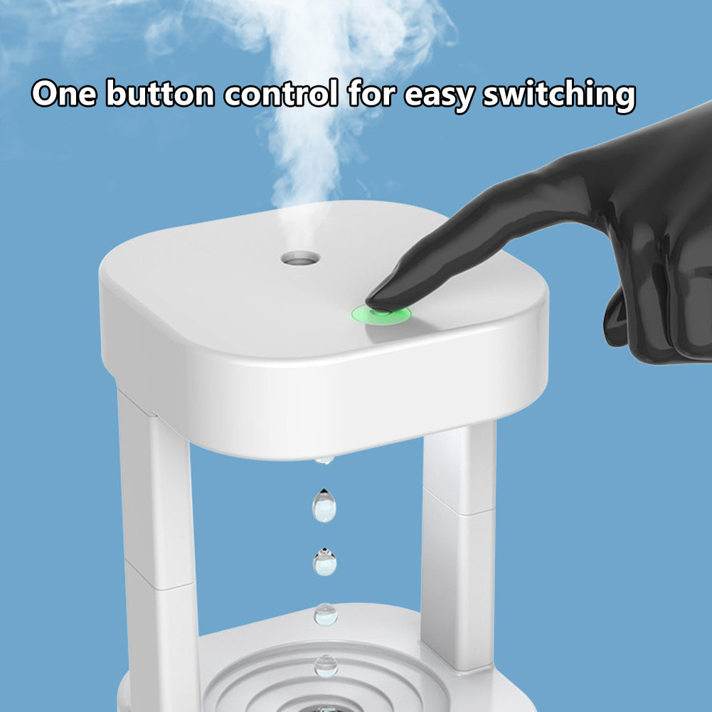 Creative Anti-Gravity Humidifier with 580ML Water Tank β Portable Mini Air Mist Spray for Home and Office 5