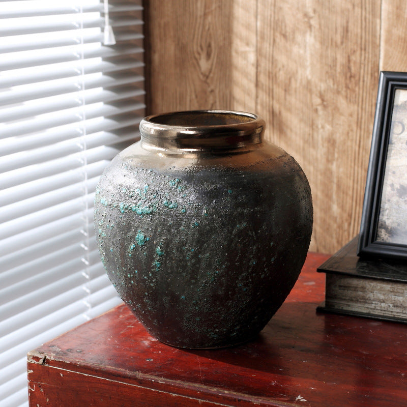BRONZE- Minimalist Chinese Inspired Vase