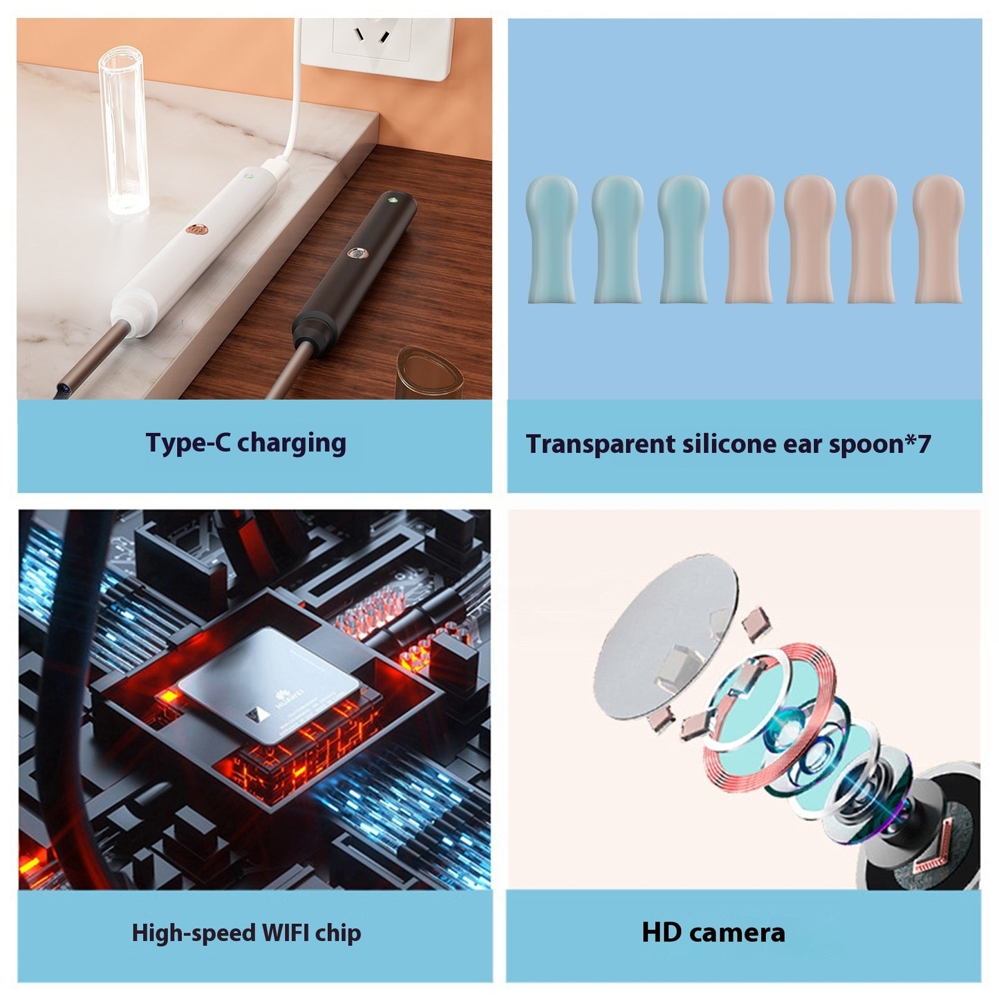 1080P HD Ear Visual Camera Tool