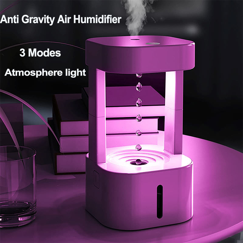 Creative Anti-Gravity Humidifier with 580ML Water Tank β Portable Mini Air Mist Spray for Home and Office 2