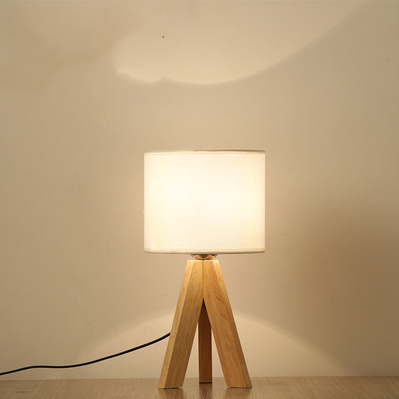 CANVAS - Rustic Wooden Table Lamp