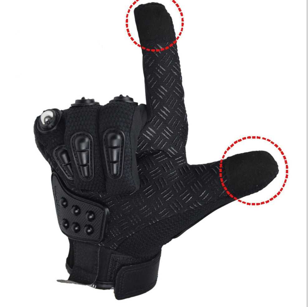 Off-Road Motorcycle Gloves for Men – Protective Alloy Shell, Breathable Comfort, Anti-Skid Design, Multiple Sizes Available 8