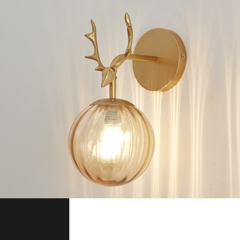 MOOSE- Modern Minimalist Creative Round Glass Wall Lamp