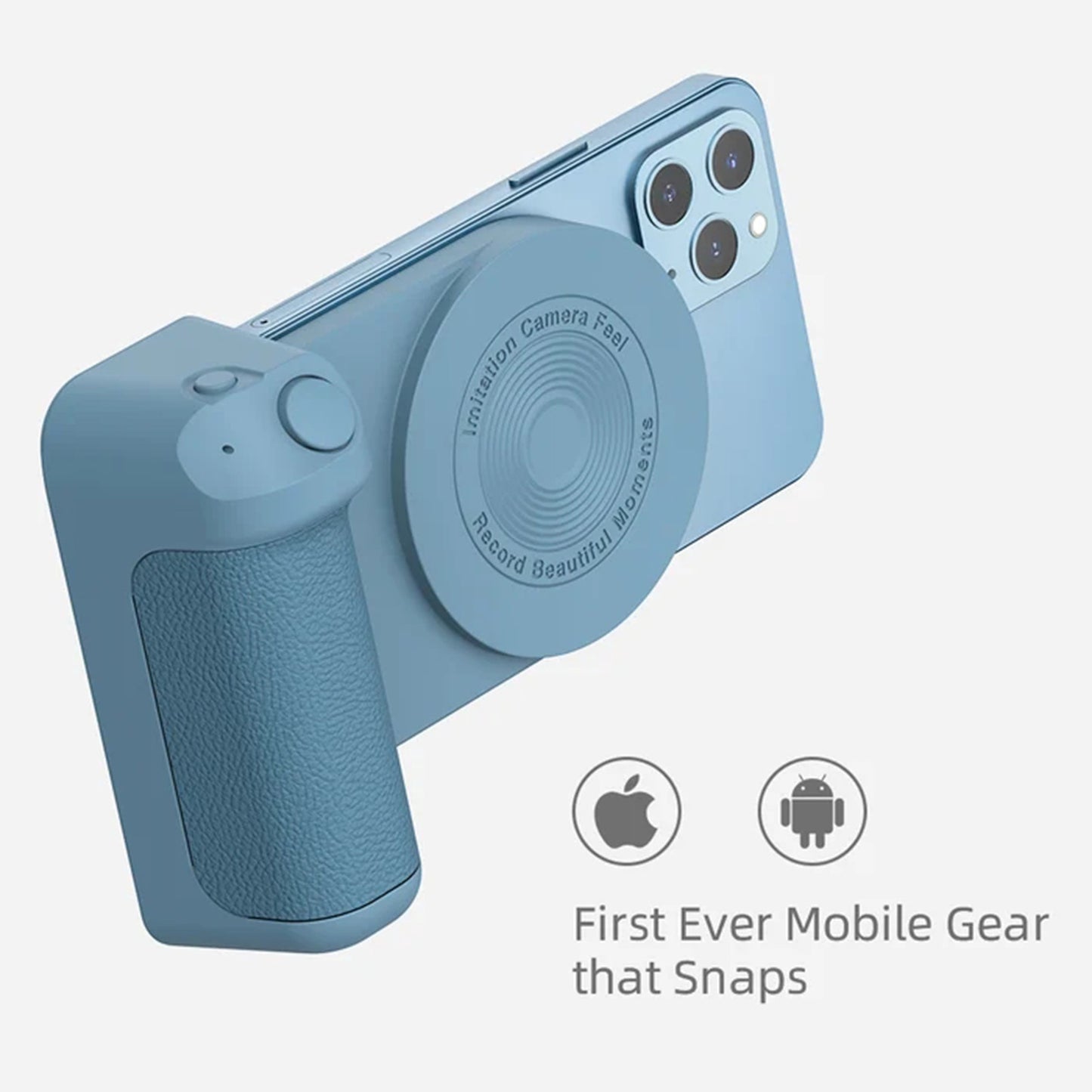 3-in-1 Multifunctional Phone Holder with Anti-Shake Design β Magnetic Camera Handle for Stable Photography 6