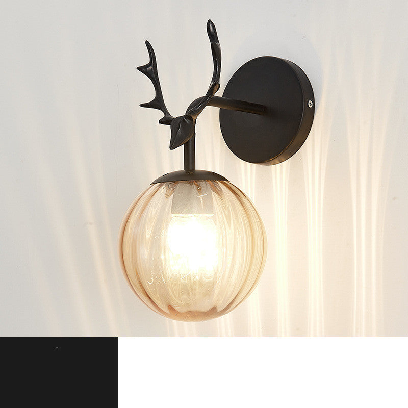 MOOSE- Modern Minimalist Creative Round Glass Wall Lamp