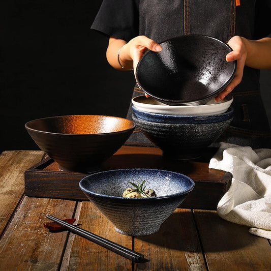 Japanese Style Ceramic Ramen Bowl