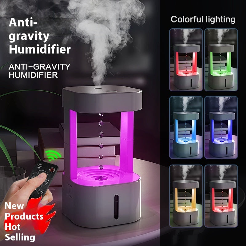 Creative Anti-Gravity Humidifier with 580ML Water Tank β Portable Mini Air Mist Spray for Home and Office 10