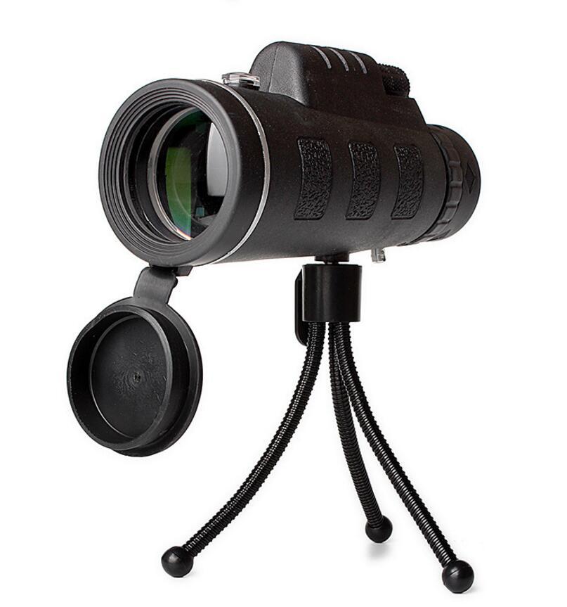 Monocular Telescope with 40x60 Zoom, Compass, Tripod, and Phone Clip for Outdoor Adventures 6