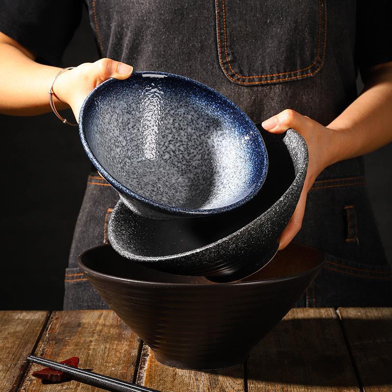 Japanese Style Ceramic Ramen Bowl