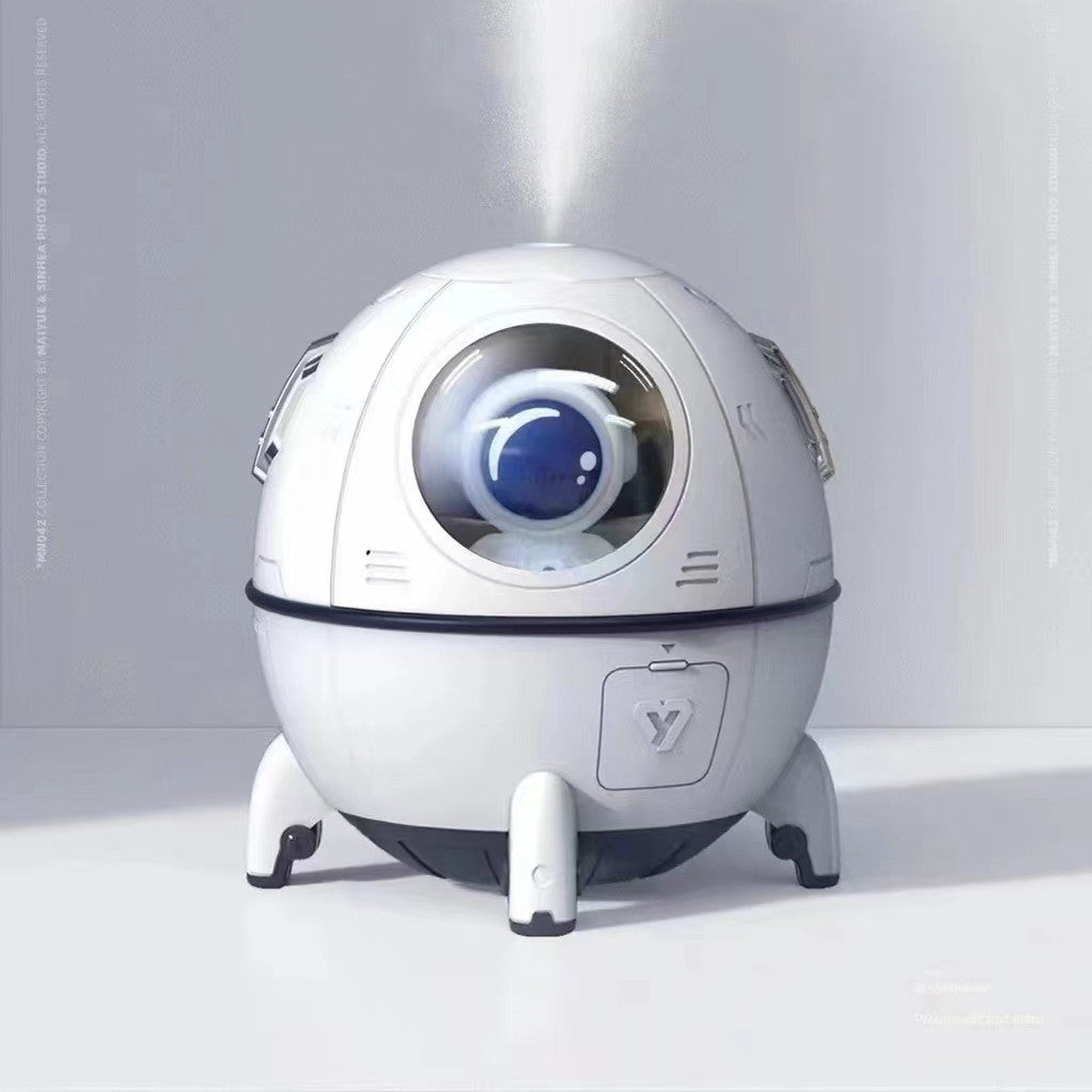 USB Astronaut Humidifier with Aromatherapy Function β White Decorative Home Moisturizer 6