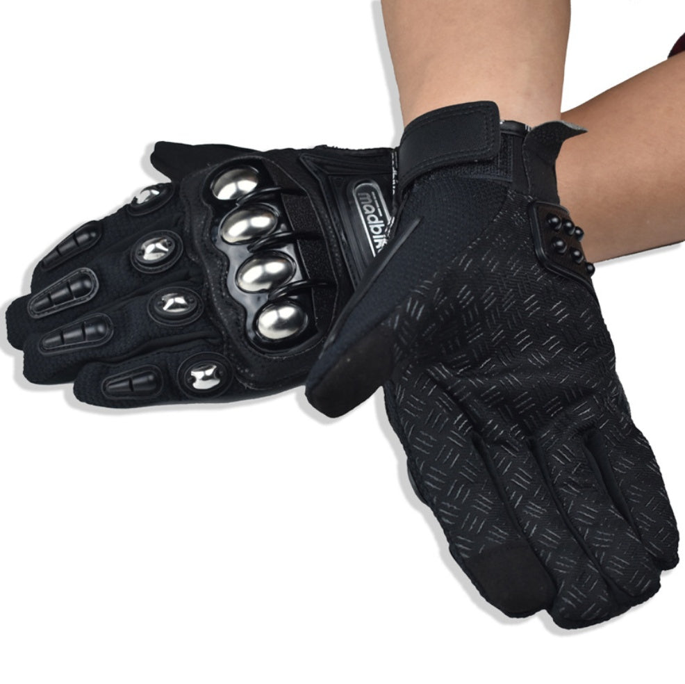 Off-Road Motorcycle Gloves for Men – Protective Alloy Shell, Breathable Comfort, Anti-Skid Design, Multiple Sizes Available 4