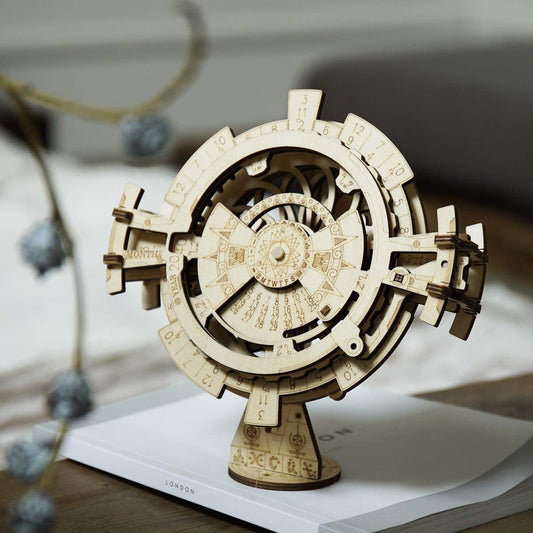 DIY 3D Wooden Puzzle Perpetual Calendar Kit