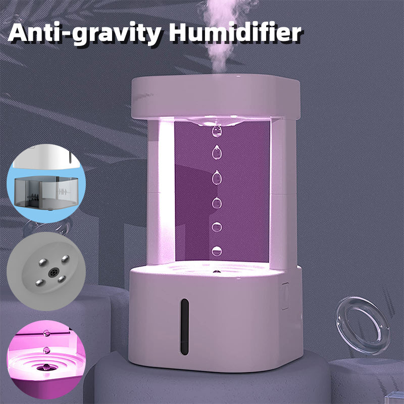 Creative Anti-Gravity Humidifier with 580ML Water Tank β Portable Mini Air Mist Spray for Home and Office 1