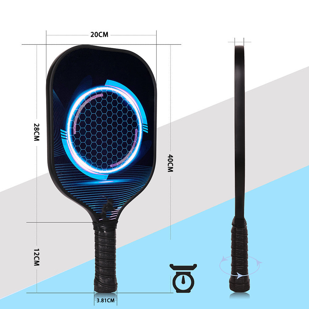 Lightweight Carbon Fiber Pickleball Racket with Comfortable PU Handle β Durable and Enhanced Control 5