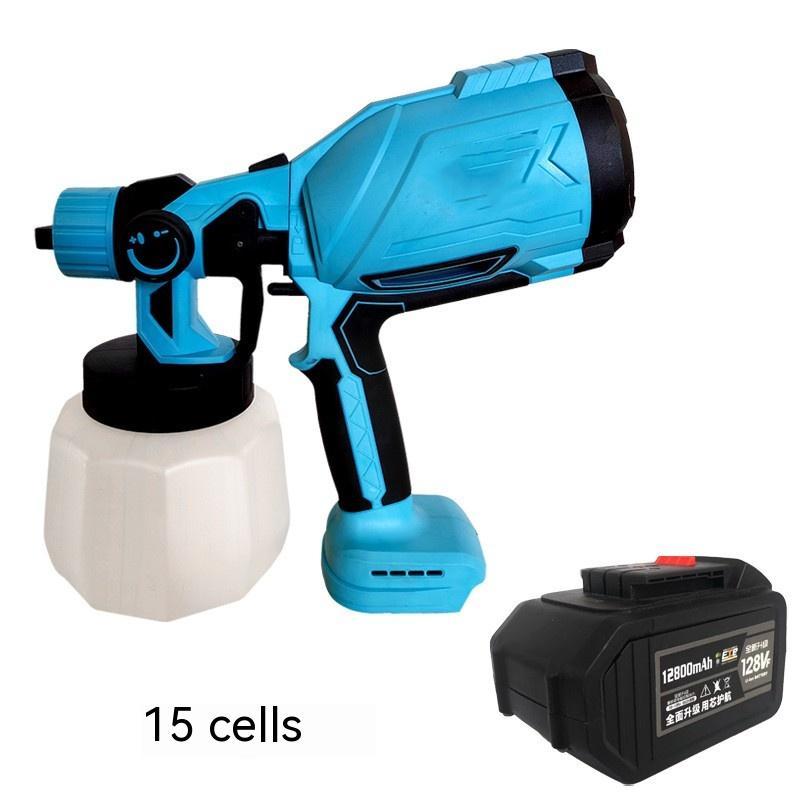High-Power Electric Spray Gun for Paint and Disinfection β Wireless Lithium Battery Operated 8
