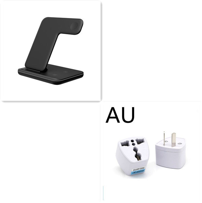 3-in-1 Wireless Charger Station for Phone, Watch, and Headset β Fast Charging Pad 14