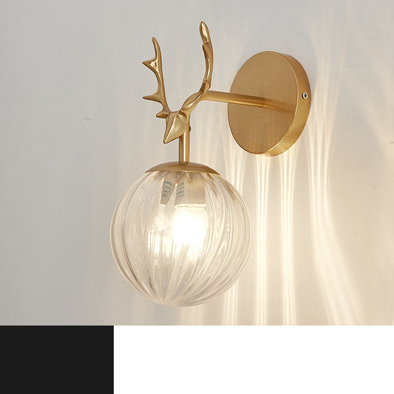 MOOSE- Modern Minimalist Creative Round Glass Wall Lamp