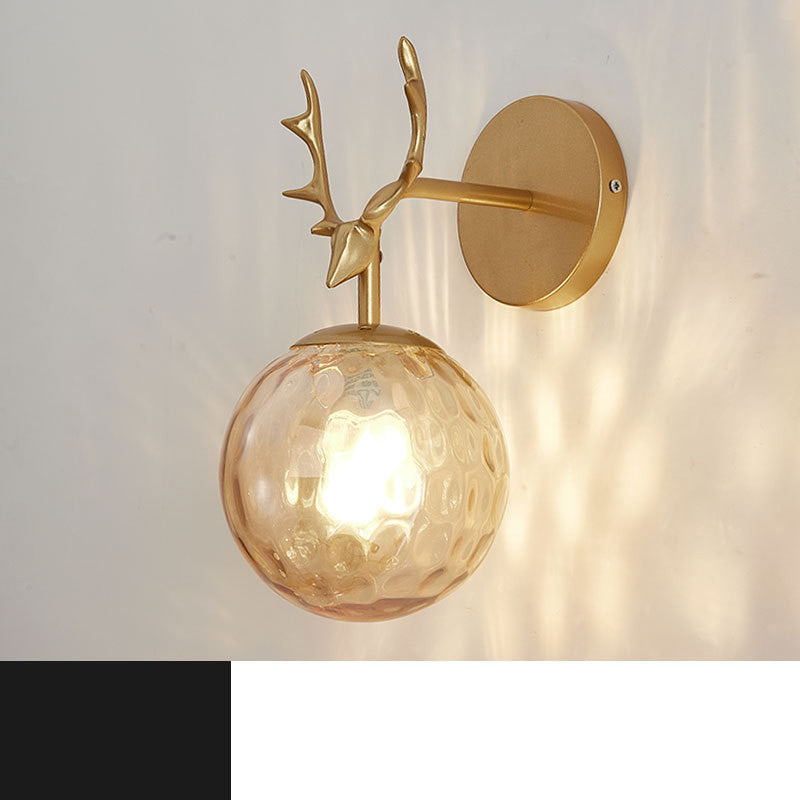 MOOSE- Modern Minimalist Creative Round Glass Wall Lamp