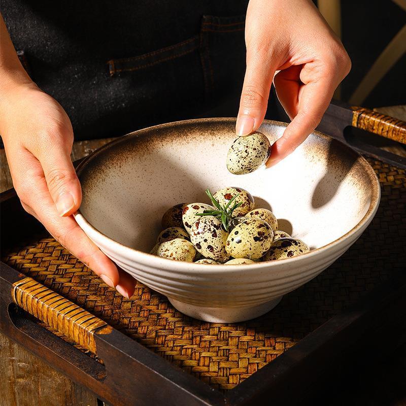 Japanese Style Ceramic Ramen Bowl