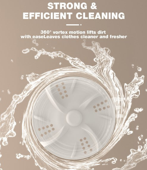Portable Mini Washing Machine – USB Rechargeable Compact Washer for Travel, Camping, and Delicates Cleaning 2