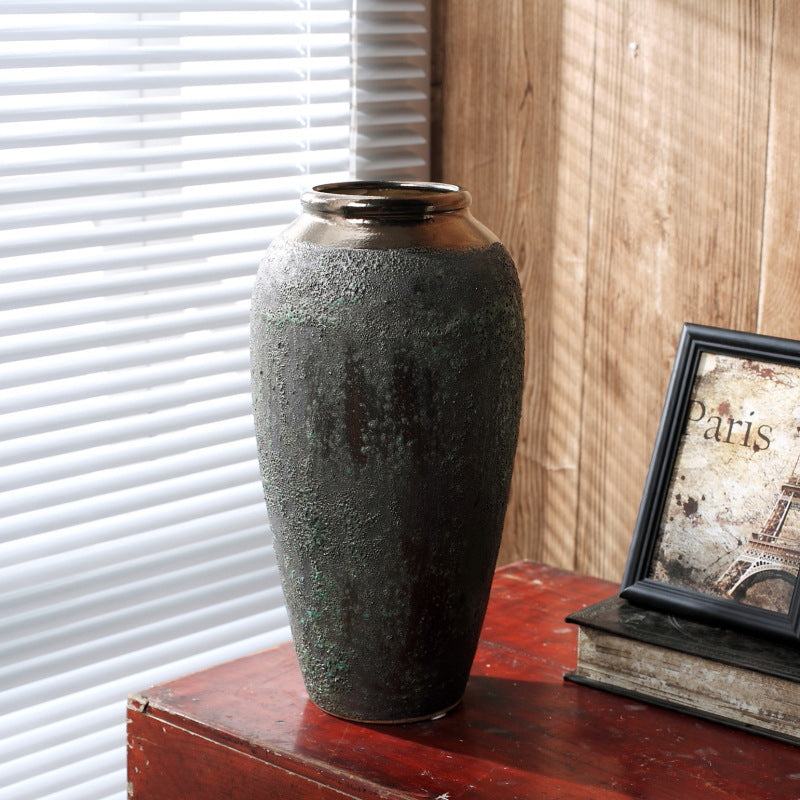 BRONZE- Minimalist Chinese Inspired Vase