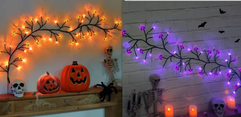 Halloween LED Willow Vine String Lights