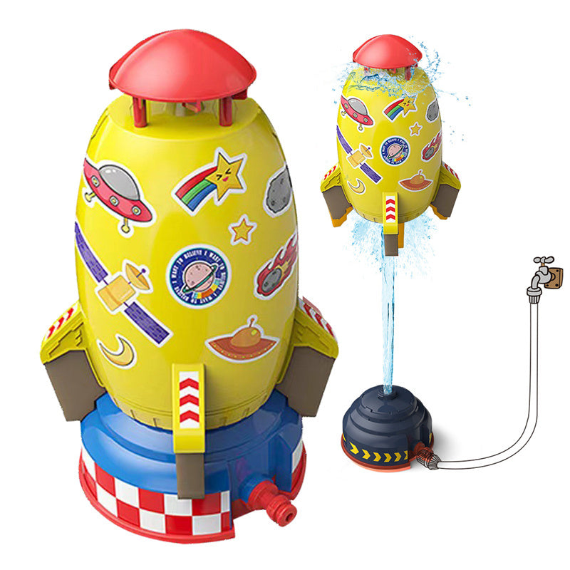 Outdoor Rocket Launcher Water Toy for Kids β Adjustable Spray Height, Durable ABS Material, Educational Fun 2