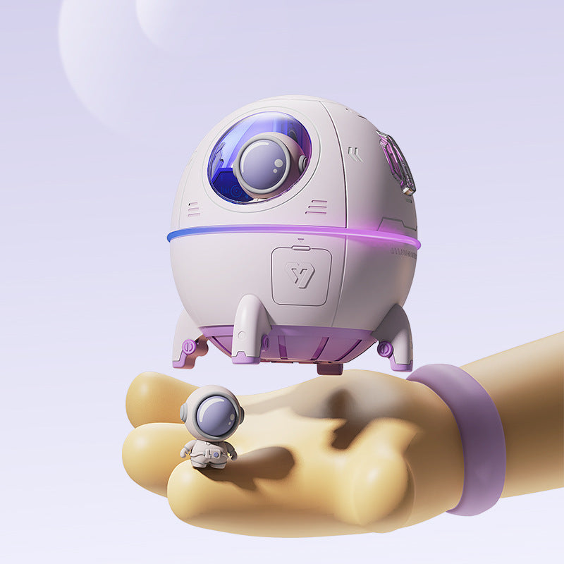 USB Astronaut Humidifier with Aromatherapy Function β White Decorative Home Moisturizer 7