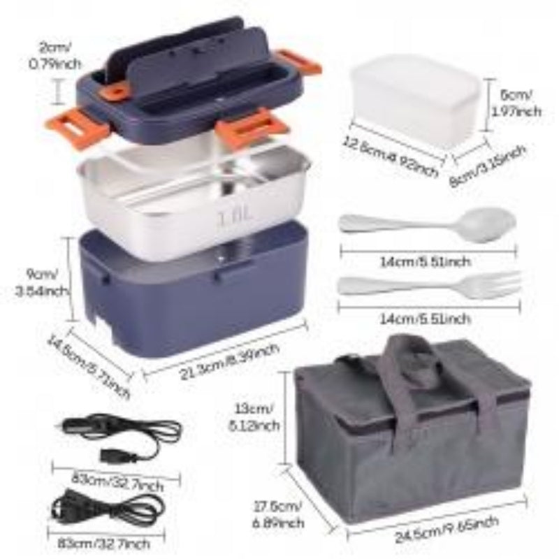 Portable Electric Lunch Box Kit