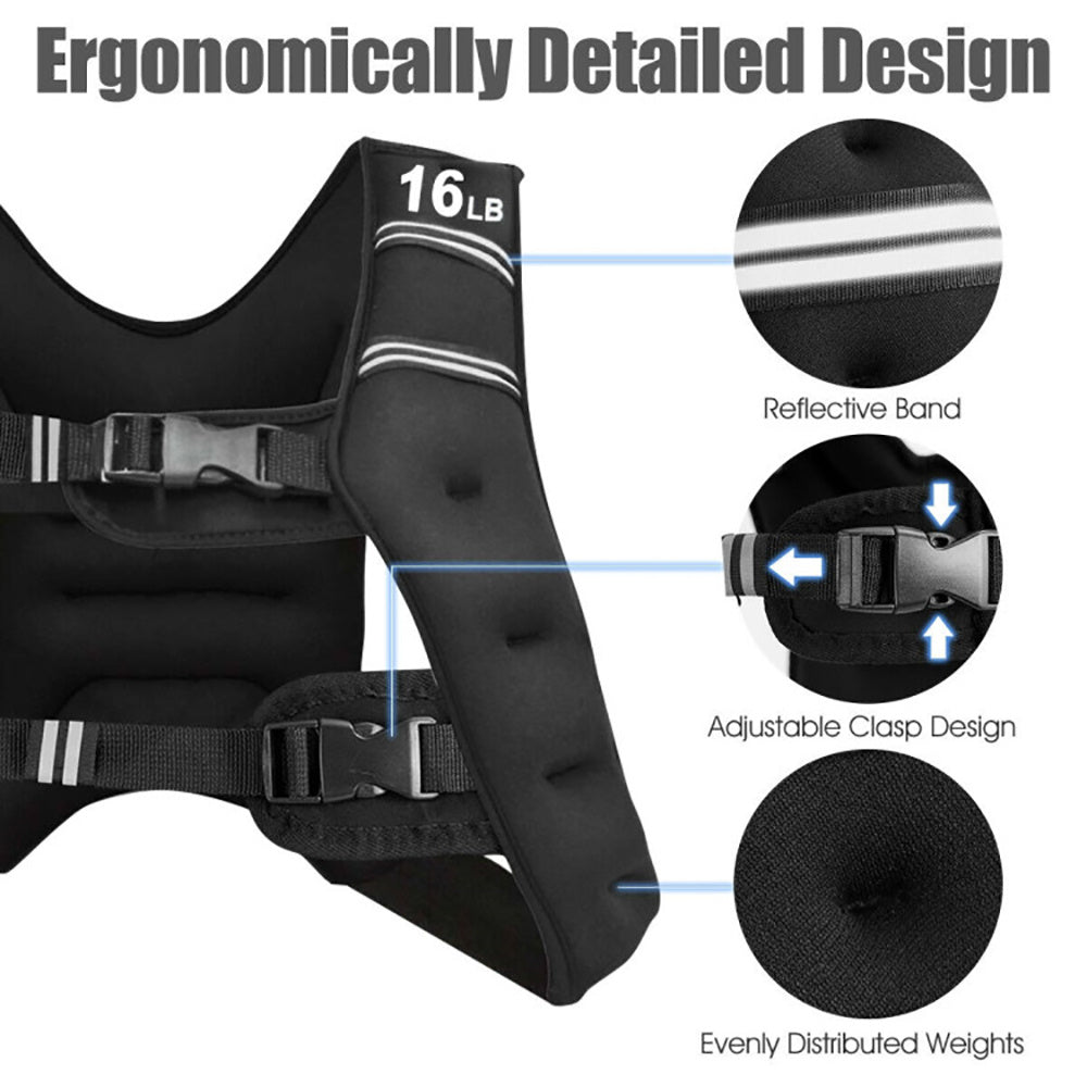 16 LB Weighted Vest for Fitness