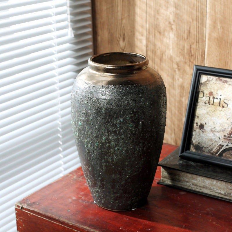 BRONZE- Minimalist Chinese Inspired Vase